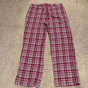 1999 A&F plaid pajama drawstring bottoms w back pocket. Never worn.